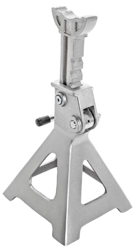 JEGS Aluminum Jack Stands | 3-Ton Capacity | Lightweight | Adjustable Height From 11 1/2 to 16 1/2 Inches | 1 Pair Per Package | Aluminum Jack Stands for lightweight alternative to steel jack stands; aluminum and steel construction