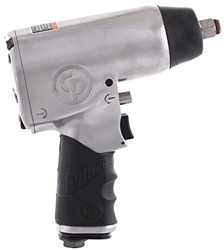 Chicago Pneumatic CP734H - 1/2 Inch Air Impact Wrench, Pistol Handle, Max Torque Reverse Output 425 ft. lbf / 576 Nm, 9,500 RPM, Pin Clutch, Industrial Tool, Automotive