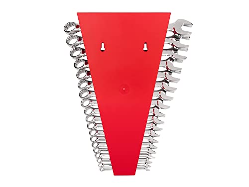 TEKTON Combination Wrench Set with Rack, 19-Piece (6-24 mm) | WCB91202 - size: 19-pc. (6-24 mm), style: Rack