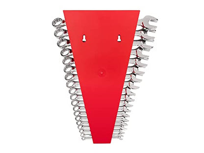 TEKTON Combination Wrench Set with Rack, 19-Piece (6-24 mm) | WCB91202 - size: 19-pc. (6-24 mm), style: Rack