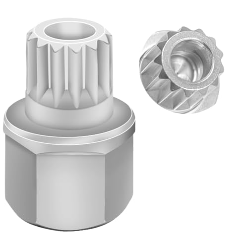 30/13PT Wheel Locking Nut Key for BMW, Anti-Theft Lug Nut Removal | Wheel Lock Nut Socket Adapter, Anti-Theft Screw Remover, Hand Repair Tool, Tyre Fitting, garage - size: 30/13Pt Key