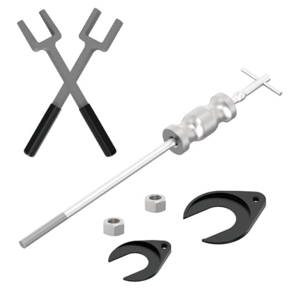 Universal CV Axle Removal Tool Set with Inner CV Axle Puller Tool and CV Joint Puller Propshaft Separator Tool and 3.75 inch CV Axle Shaft Puller Tool ﻿ (QP-CV-4-in-1) - style: QP-CV-4-in-1