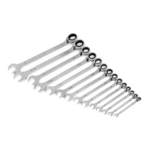 GEARWRENCH 14 Piece 90-Tooth 12 Point SAE Reversible Ratcheting Wrench Set | 86660 - style: 14 Pc SAE