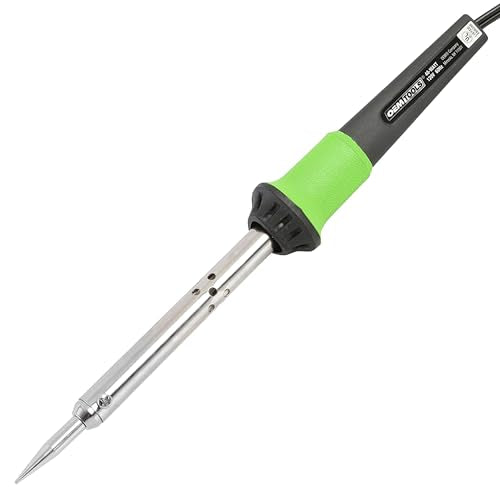 OEMTOOLS 24760 40 Watt Soldering Iron, Soldering Iron Kit for Electronics and Automotive Repairs, Pencil Grip Tool with Metal Stand, Stainless Steel Barrel, 55 Inch Power Cord - style: 40 Watt