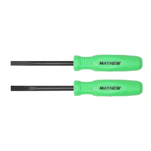 Mayhew Tools 31093GN Mini Heavy Duty Pry Bar, 2-Piece Set, Green - Heavy Duty - color: Green - Heavy Duty, size: 2-Piece Set
