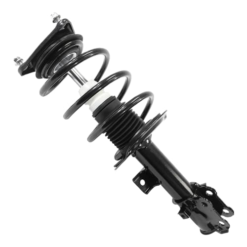 Detroit Axle - 2 Front Struts for 2014 2015 2016 2017 2018 Kia Forte Forte5, 14-16 Forte Koup, Quick Complete Struts with Coil Spring Assembly Replacement Suspension Shocks - size: 11187_11188/Pair