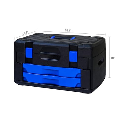 266-Piece Mechanic's Tool Kit | Portable Locking Tool Box with Detachable Drawers | Carbon Steel All-in-One Hand Tool Set for Auto, Home & DIY Repair - size: 266-Piece
