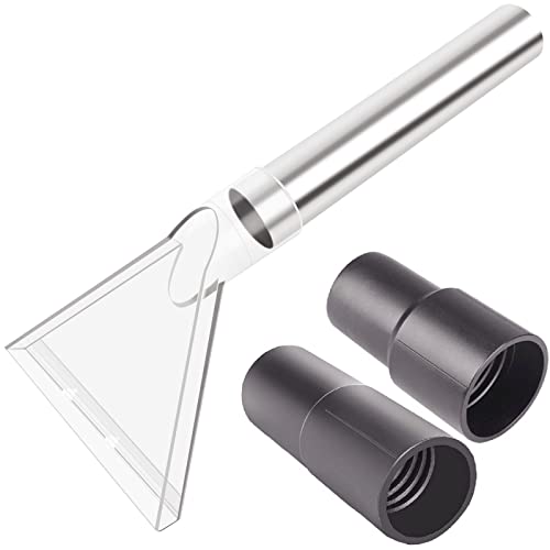 Clear View Hand Wand for Carpet & Upholstery Extractor | Transparent viewing head，Handheld ergonomic grip，Fits portable & truck mount extractors - size: Large