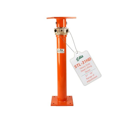 ELLIS Heavy-Duty Adjustable Steel Shore - Basement House Jack for Floor Leveling, Foundation, Beams & Concrete Bracing - 40,000 lb Capacity, 31"-56" Adjustable Support - size: 31" - 56" Adj. Safe Load Capacity (40,000 lb)