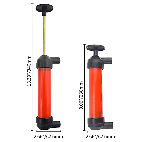 WMYCONGCONG Siphon Hand Pump Hand Pumping Pipe Manual Oil Pump Fuel Liquid Transfer Pump for Oil Gasoline Water Liquids and Air