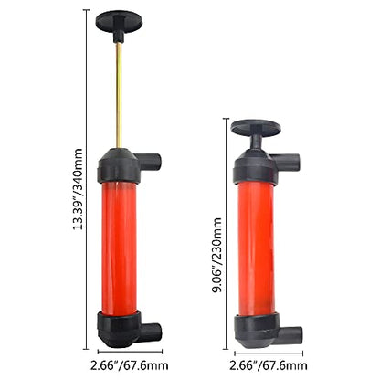 WMYCONGCONG Siphon Hand Pump Hand Pumping Pipe Manual Oil Pump Fuel Liquid Transfer Pump for Oil Gasoline Water Liquids and Air