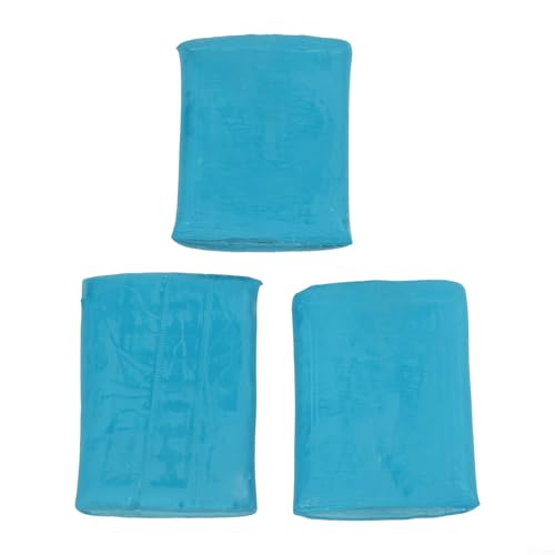 3PCS Blue Clay Cleaning Bar for Car Detailing, Fine Grade Auto Paint Decontamination Mud Remover for Rust Oil Stains on Body Glass