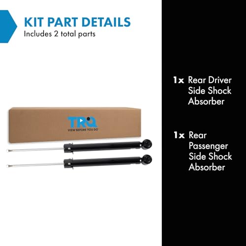 TRQ Rear Shock Absorber Set Compatible with 2016-2021 Honda Civic - style: SBA41573