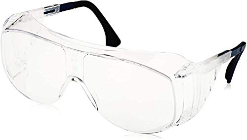 Honeywell Uvex Ultra-Spec 2001 OTG (Over-the Glass) Visitor Specs Safety Glasses with Clear Ultra-Dura Anti-Scratch Lens (S0112)