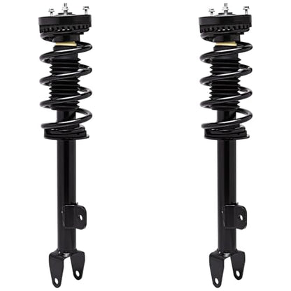 Detroit Axle - RWD Struts Shock Absorbers for 2012-2023 Dodge Challenger 2012-2017 2019-2023 Charger, 2 Front Complete Struts w/Coil Spring 2 Rear Shock Absorbers Replacement - size: 4AQ47473/ strut shock kit