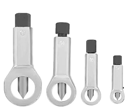 Metal Nut Splitter Cracke (4 Pack), Heavy Metal Duty Nut Splitter Pressure Nut Splitting Tools for Removing Broken Nuts