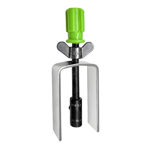 Steering Wheel Lock Plate Remover, Lock Plate Compressor Puller Tool Featuring Reversible Adapter, Essential Installer Removal Tool for Most Vehicles with Locking Steering Wheels