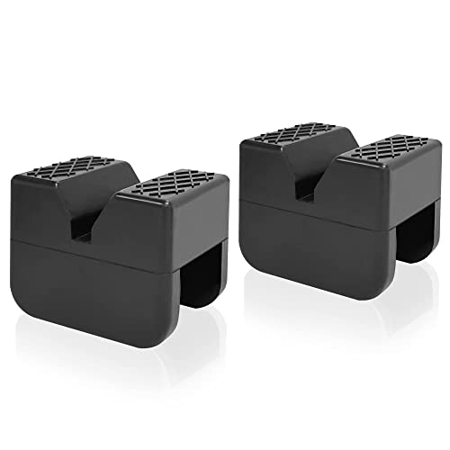 TONDA Jack Stand Pads, Universal Rubber Jack Pad Adapter, Rail Pinch welds Protector, 2 Pack - color: 2 PACK