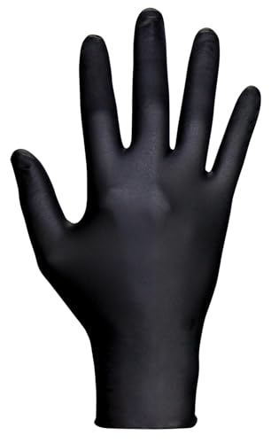 SAS Raven 66519 Safety Powder-Free Nitrile Disposable Glove, X-Large, 7 mil Thick, Pack of 100
