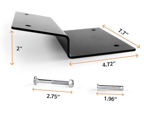 MAXXHAUL 50872 Steel Ramp Top Kit - Quickly Create Your Own Ramps with 2"x8" Planks to Safely Load ATV Motorcycle and Lawn Equipment On and Off Your Vehicle