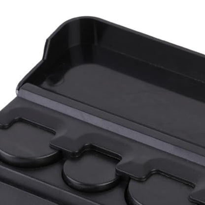 Car Holder, Portable Organizer Storage Box, Plastic Change Holder, 11.5x4x3.6 Inches for Car, Truck, and Home