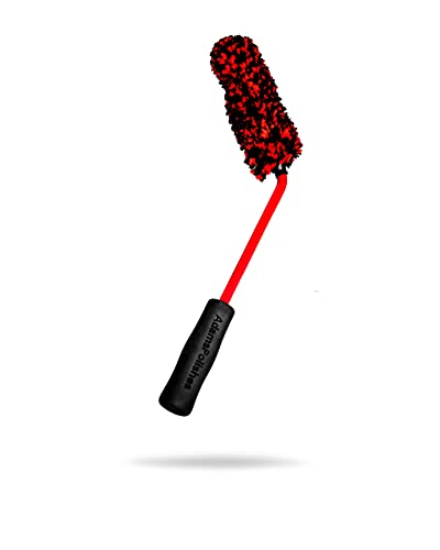 Adam's Polishes Angled Wheel Detailing Brush - Car Cleaning Wheel Brush |Use W/Wheel Cleaner, Rim Cleaner, Chrome Cleaner | Car Wash Brush Cleans Brake Dust from Barrels & Hard to Reach Areas (Large) - size: Large