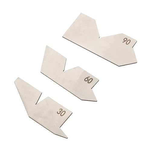 HFS (R) 18 Piece Angle Gauge Set with Pouch - Premium Stainless Steel