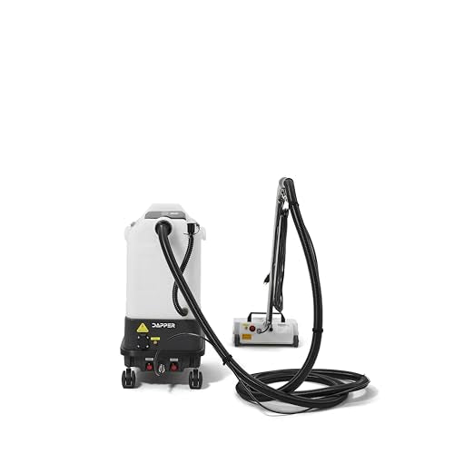 Dapper Commercial Box Carpet Extractor with 13" Motorized Brush Head, Cold Water Extraction, Strong Suction and 6.5 Gal Tanks — Ideal for Hotels, Offices, & Commercial Cleaning - size: 6.5 Gal - Cold Water Extraction