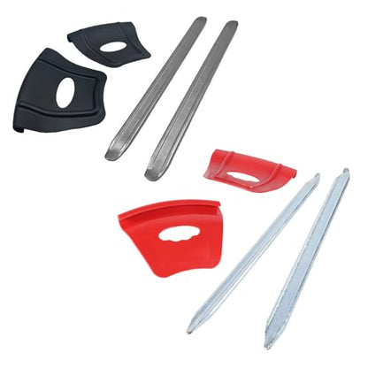 Tire Iron Set Irons Changing Tool Set Include 2Pcs Rims Protectors and 2Pcs Tire Changing Levers for Motorcycle