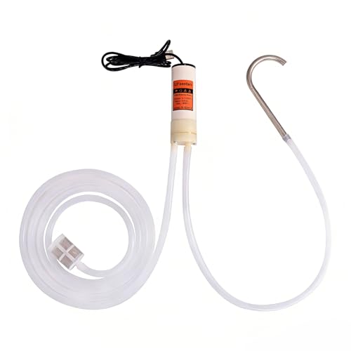 USB Electric Fluid Evacuator Pump, Automotive Oil Extractor Pump for Engine Oil & Fuel Transfer, Portable 12V/USB Liquid Transfer Tool for Car, Motorcycle, ATV, Lawn Mower