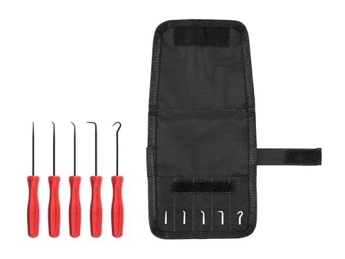 TEKTON Blunt Pick and Hook Set with Pouch (5-Piece) | PNH90404 | Made in USA - style: Blunt Pick and Hook Set (5-Piece, Pouch)