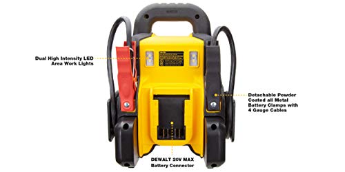 DEWALT DXAE20VBB Portable Battery Booster for Cars - style: Without Battery + Charger
