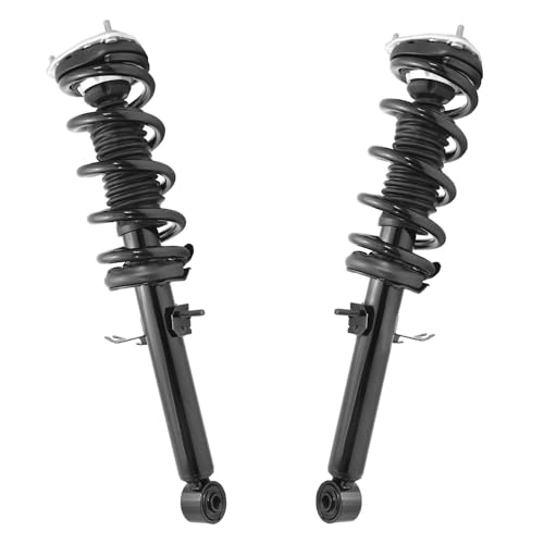 Detroit Axle - Front Struts for 08-13 INFINITI G37, 14-17 Q60, 09-18 Nissan 370Z, 2008 2009 2010 2011 2012 2013 Complete Struts with Coil Spring Assembly Replacement Quick Suspension Shocks - size: 11405_11406/PAIR