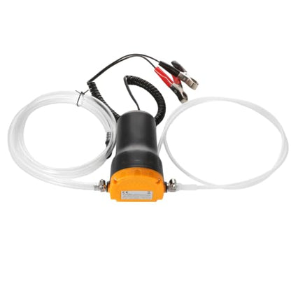 12V 60W Electric Oil Extractor Pump, Auto Overload Protection Oil Change Transfer Pump, Portable Fluid Scavenge Suction Pump for Motor Oil, Gear Oil, Diesel, Cars, Boats, ATVs