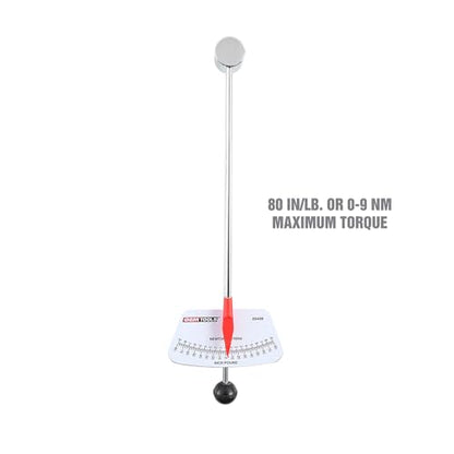 OEMTOOLS 25439 Deflection Beam Torque Wrench, 1/4-Inch Drive, Precision Torque Tool for Automotive and Mechanical Applications, Durable Steel Construction, Torque Wrench, Beam Torque Wrench - style: 1-80 In/Lbs