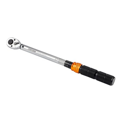 1/2 Inch Drive Click Torque Wrench, 10-170 ft-lb (13-230 Nm) Micrometer Adjustable Dual Scales, 72-Tooth Reversible Ratchet, ±2% Accuracy, Storage Case - size: 1/2" Drive