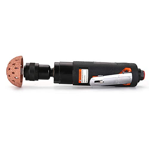 Low Speed Air Tire Buffer Tire Repair Tool Polishing Tool Kit, Truck Pneumatic Tire Grinder 2800RPM 55mm - color: Black