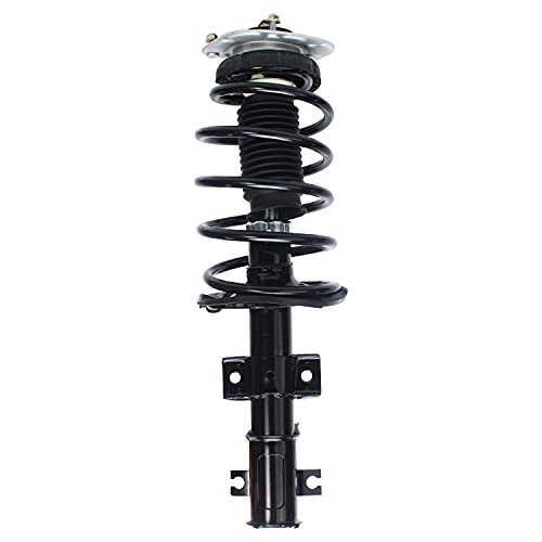 Detroit Axle - 2 Front Struts for 2001-2009 Volvo S60, 1999-2006 S80, 2001-2007 V70, Struts & Coil Spring Assembly 2002 2003 2004 2005 Replacement [w/o Four C Active Chassis] Suspension Struts Shocks - size: 171485L_171485R/PAIR