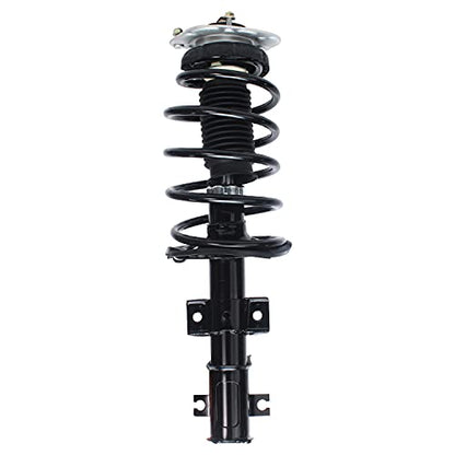 Detroit Axle - 2 Front Struts for 2001-2009 Volvo S60, 1999-2006 S80, 2001-2007 V70, Struts & Coil Spring Assembly 2002 2003 2004 2005 Replacement [w/o Four C Active Chassis] Suspension Struts Shocks - size: 171485L_171485R/PAIR