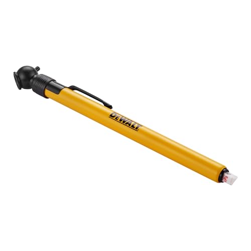 DEWALT Pencil Tire Pressure Gauge with Tread Depth Gauge, 10-70 PSI, Compact Size with Metal Clip, Durable Design for Accurate Measurement, Automotive Tool for Cars and Motorcycles