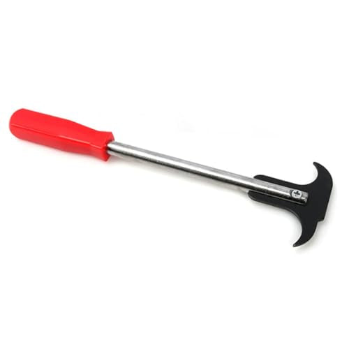 LAINLOY Oil Seal Disassembly Wrench Puller, Seal Puller Tool with Dual Hook Tips Remove Oil and Grease Seals, Car Repair Tool, Oil Seal Disassembly Tools for Car SUV and Light Truck (Red) - color: Red