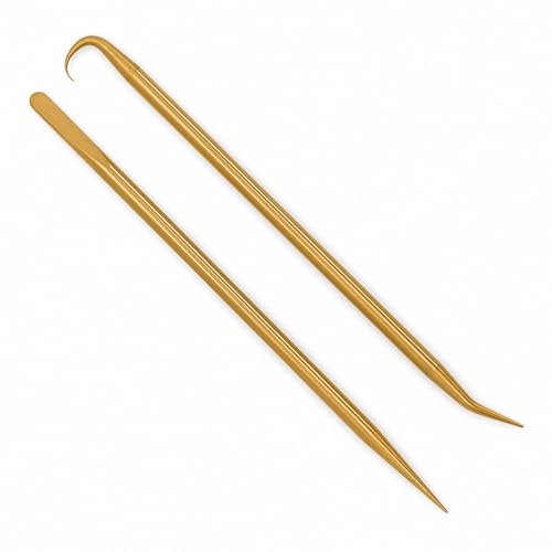 Premium Brass Pick Kit – 2 Picks with 4 Tip Styles | O-Ring and Seal Removal Tools for Scuba Diving, Automotive, and DIY Maintenance | Durable, Scratch-Free Design