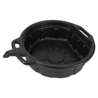 Performance Tool W4071 Black Oil Drain Pan (4.5 gallon) - style: 4.5 Gallon Plastic Oil Drain Pan