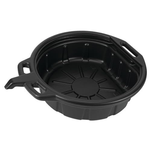 Performance Tool W4071 Black Oil Drain Pan (4.5 gallon) - style: 4.5 Gallon Plastic Oil Drain Pan