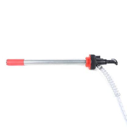 Manual Push Oil Pump Transfer Pump, 5 Gallon Bucket Pump with 47" Long X 5/8”Diameter Clear Vinyl Hose