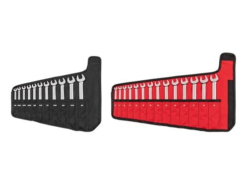 TEKTON Combination Wrench Set, 25-Piece | WCB94301 - size: 25-pc. (1/4-3/4 in., 6-19 mm), style: Roll
