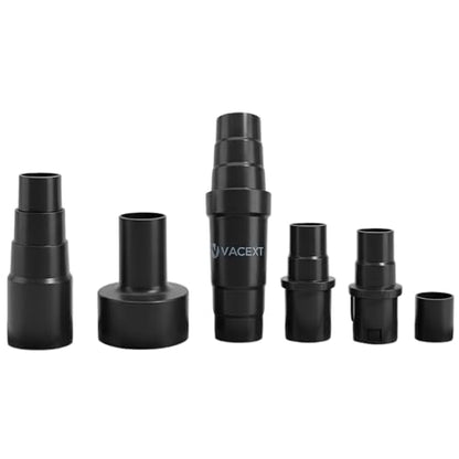 Universal Vacuum Hose Adapter Kit Reducer Attachment Set Converter from 1 1/2 inch to 1 1/4 inch from 1 3/8 inch to 1 1/4 inch Dust Hose Port Adapter ; 2-1/4 Inch to 1-1/4 Inch to 1-3/8''