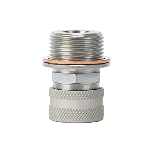 Stahlbus Oil Drain Valve Plug M18x1.5x12mm Steel - CLEAN, EASY, NO TOOL Oil Change - Includes Oil Drain Plug, Washer, Cap, Connector, Silicone Hose - size: M18x1.5x12mm