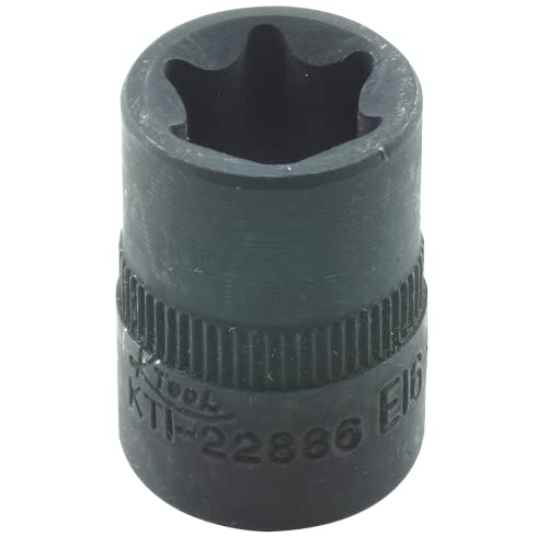 K Tool International E16 X 3/8" DR EXTERNAL TORQ SOC, EACH - size: E-16 3/8 Inches