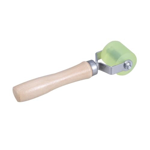 GANAZONO Car Tire Repair Roller Bearing Tool for Tire Patch Repairs with Sturdy Wood and Metal Construction Labor-saving Design Ensures Good Adhesion